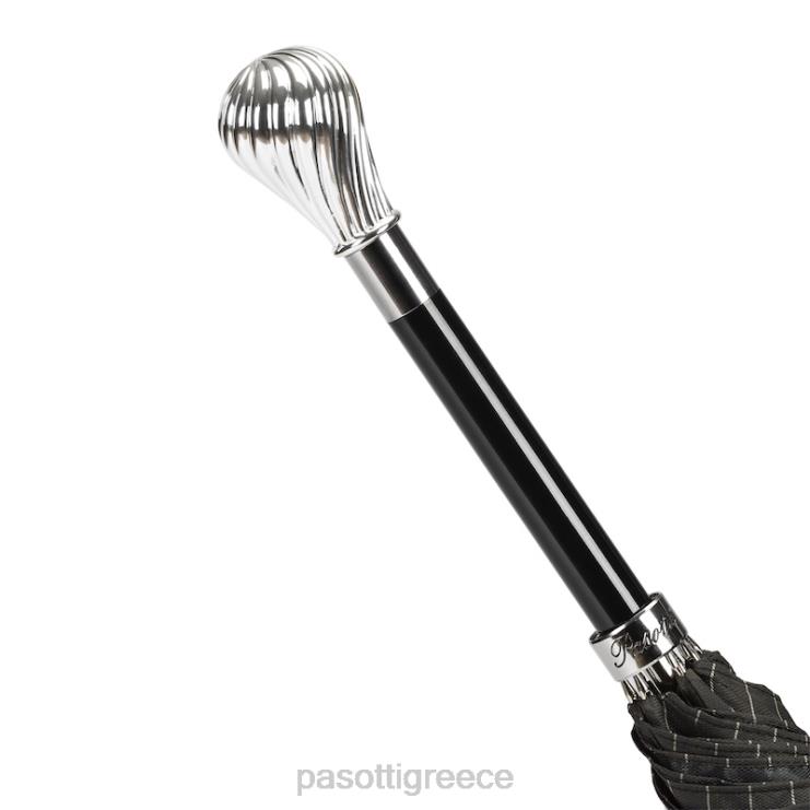 ομπρέλα | PASOTTI 478 1084-4 w13 - κλασική ομπρέλα ασημένιο πόμολο λαβή 2N6B888 άνδρες